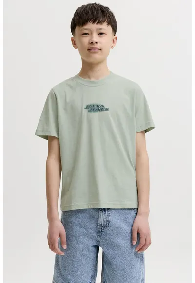 Tricou cu imprimeu logo - Verde pal