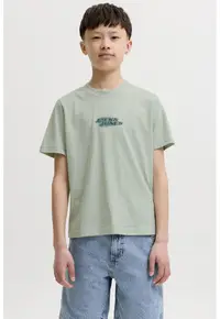 Tricou cu imprimeu logo - Verde pal