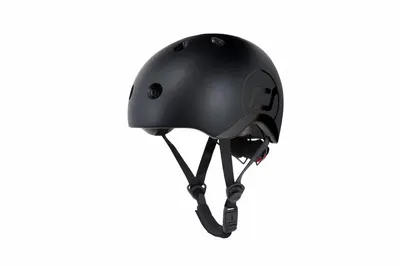 Casca de protectie pentru copii cu sistem de reglare magnetic cu led Scoot Ride Black Gold Scoot Ride S-M 3 ani+