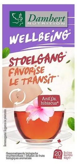Ceai din plante pentru tranzit intestinal, 20 plicuri filtrante, Damhert
