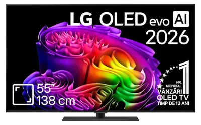 Televizor smart LG - OLED55G63LS, 55'', OLED evo, 4K, negru