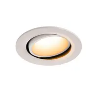 Spot incastrat, NUMINOS MOVE L Ceiling lights, white Indoor LED recessed ceiling light white/white 2700K 20° rotating and pivoting