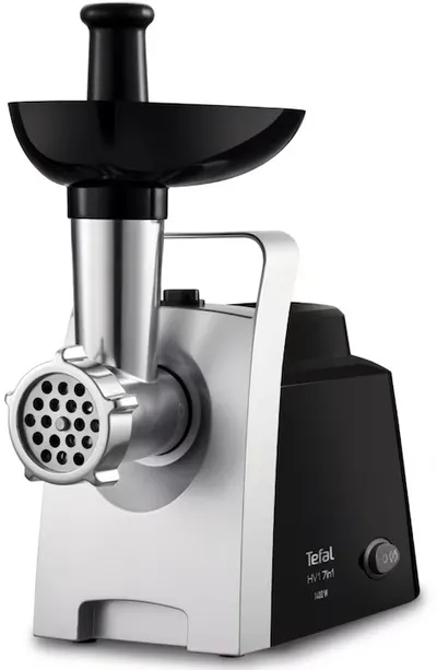 Mașină de tocat carneTefal - HV1 7in1, 1400W, 1.7 kg/min, negru