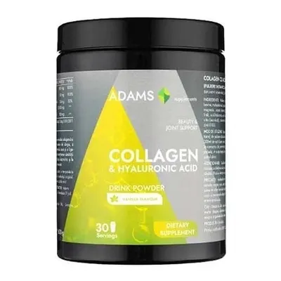 Collagen si HA pulbere instant cu aroma de vanilie, 600g, Adams Vision