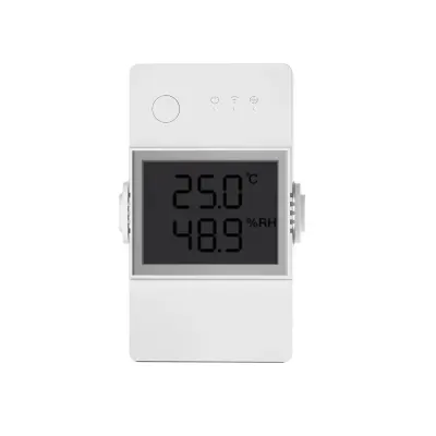 Releu inteligent Wi-Fi Sonoff THR320D, Temperatura & umiditate, Monitor LCD