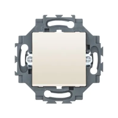 Intrerupator Cap Scara 1p 250v Ac - Quick Wiring Terminals - 10ax - Backlit - Neutral - Ivory - Dahlia