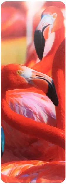 Semn de carte 3D Simetro Books - Flamingo