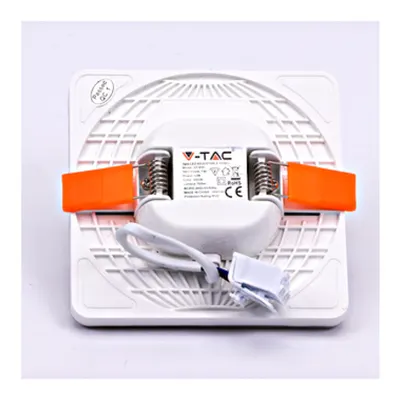 VT-610SQ 12W 750lm 3000K 230V IP20 alb