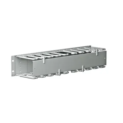 IS-1 cable manager 19 2U RAL7035 lightgrey