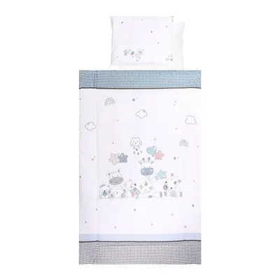 Lenjerie de pat Lorelli Classic Ranfors 4 piese Giraffe