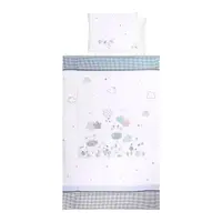 Lenjerie de pat Lorelli Classic Ranfors 4 piese Giraffe