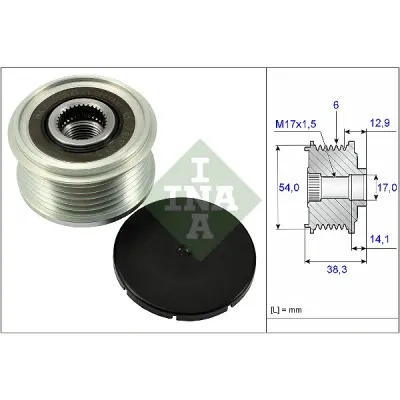 Sistem roata libera, generator INA 535 0264 10