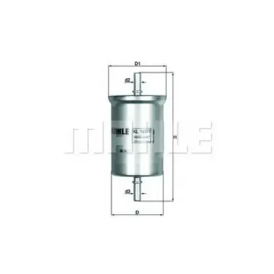 Filtru combustibil MAHLE ORIGINAL KL 165/1