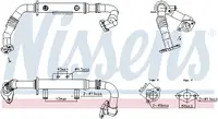 Radiator recirculare gaze esapament potrivit NISSAN NAVARA NP300, PATHFINDER III 2.5D 01.05-