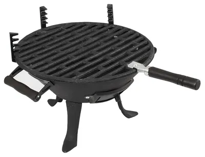 Grătar din fontă Muhler – BQ 024, Ø30 cm, jos