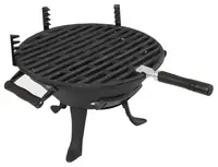 Grătar din fontă Muhler – BQ 024, Ø30 cm, jos