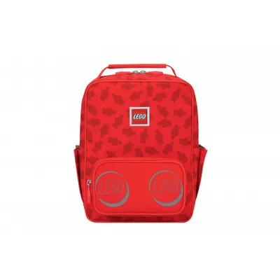 Rucsac Casual LEGO Tribini Classic Small, 28.5x22.5x12 cm, Filleed Minifigure, rosu