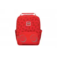 Rucsac Casual LEGO Tribini Classic Small, 28.5x22.5x12 cm, Filleed Minifigure, rosu