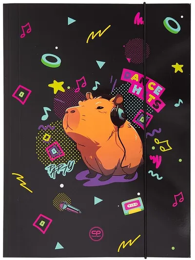 Dosar cu elastic Cool Pack - A4, Capybara Music