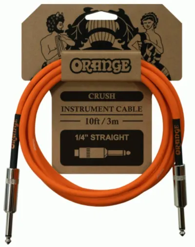 Cablu pentru instrument muzical Orange - CA034 Crush, 6.3 mm/6.3 mm, 3 m, portocaliu