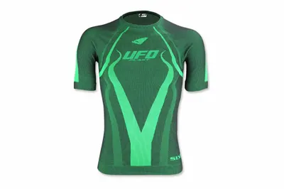 Tricou termic Ufo Plast Camo, cu maneca scurta, verde, S M