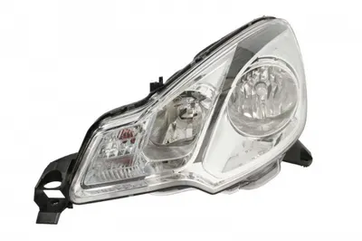 Far fata Stanga (H1 H7, electric, cu motor, culoare insert: cromat, culoare semnalizator: alb) potrivit CITROEN C3 I, C3 II
