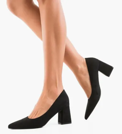 Pantofi dama cu toc Lecsy Negri