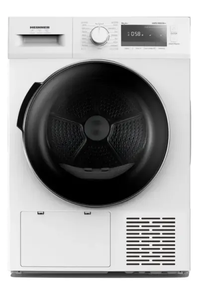 Uscator de rufe cu pompa de caldura Heinner HHPD-M8G3A++, 8 kg, Clasa E, 14 programe uscare, Display LED, Start Intarziat, Anti-Sifonare, Selector nivel uscare (Alb)