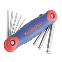 Set chei imbus Hex Workpro W022006, gradatie imperiala, 9 piese