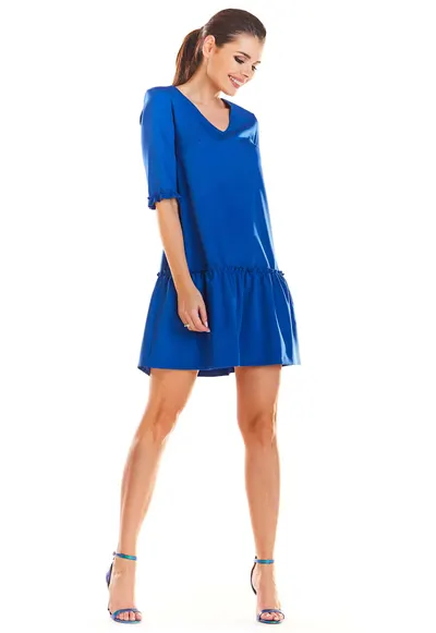Rochie dama Poliester - M199 - Albastru