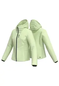 Jacheta schi dama Ripstop Inserts - Verde deschis
