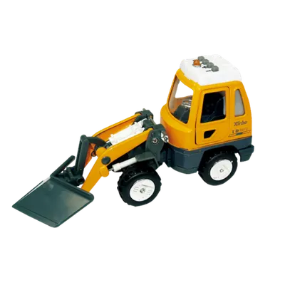 Utilaj de constructii de jucarie cu sunete si lumini, 16-18 cm, plug de zapada