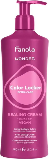 Fanola Wonder Color Locker cremă sigilantă pentru păr vopsit, 480 ml