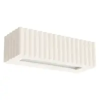 Aplică de perete bej din ceramică Rivena – Sollux