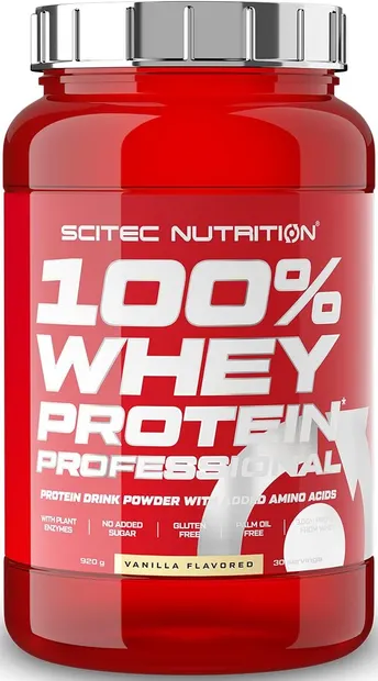 100% Whey Protein Professional, vanilie, 920 g, Scitec Nutrition