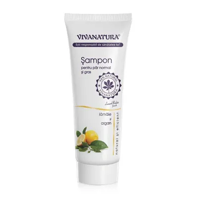 Sampon cu lamaie si argan pentru par normal si gras 250 ml- Leonard Radutz Formula - VivaNatura