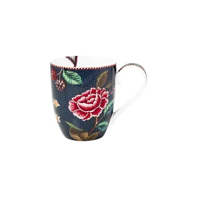 Cană porțelan, Pip Studio, Blue, 450ml, colecția Berry Blues