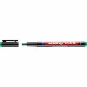 Marker permanent Edding 143 B, corp plastic, varf tesit, 1-3 mm, verde