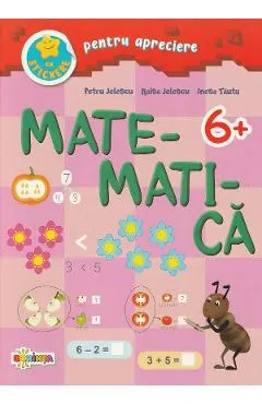 Matematica cu stickere pentru apreciere 6 ani+