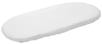 Cearșaf pentru bebeluși cu elastic Sensillo - Jersey, 35 х 75 cm, alb