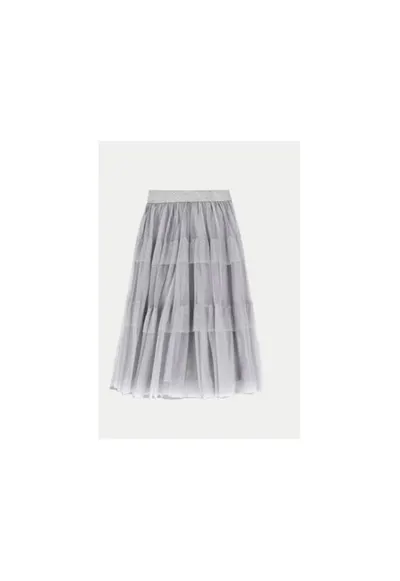 Fusta fete - 304488092 - Poliester - Gri - Gri