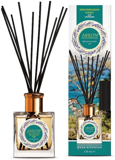 Bețișoare de tămâie Areon Lavender Oil - Mediterranean Forest, 150 ml