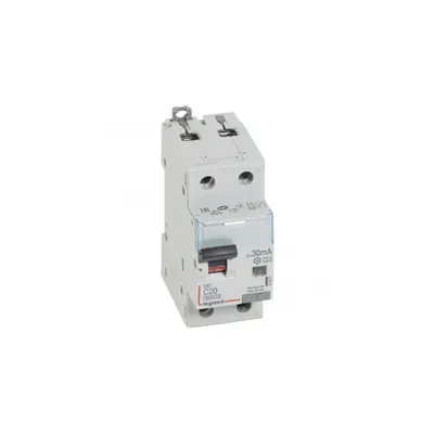 Siguranta automata cu protectie diferentiala 6000 -10 kA -1P+N-230 V~ -20 A -30 mA -tip A -N right hand