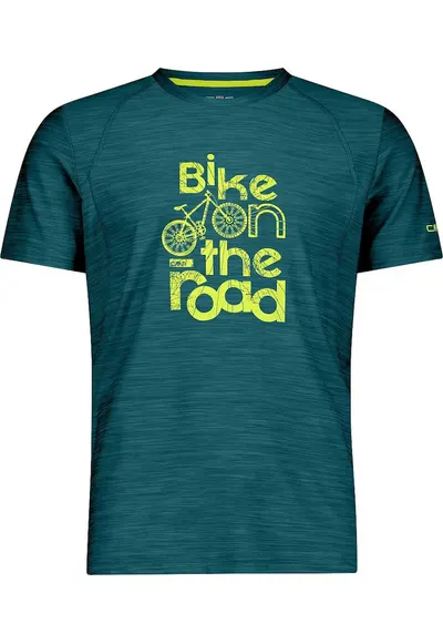 Tricou barbati 39T6547 SS 2025 - Verde inchis
