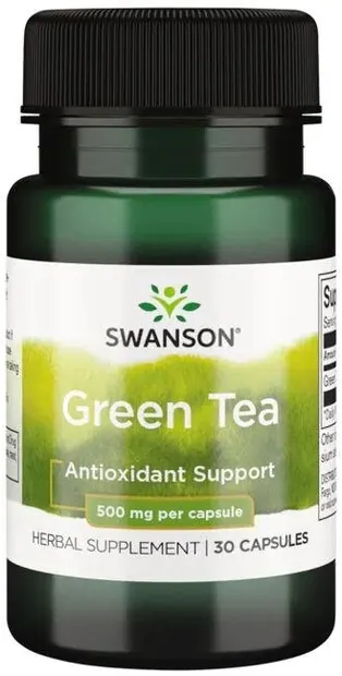 Green Tea, 500 mg, 30 capsule, Swanson