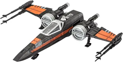 Мodel de asamblat Revell Cosmic : Star Wars - Poe's X-Wing Fighter (w/Sound): Build & Play