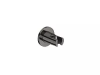 Suport para dus Roca Wall Round A5B1350CN0, aparent, universal, Negru titan lucios