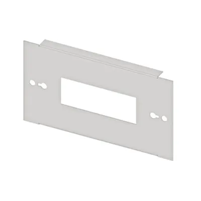 Divided front plate 2G3, 1 piece, sheet steel, 7MW