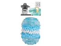 Jucarie din cauciuc moale cu rol de curatare dentara, pentru caini, WASHY M-PETS, L 8x8x10,5 cm