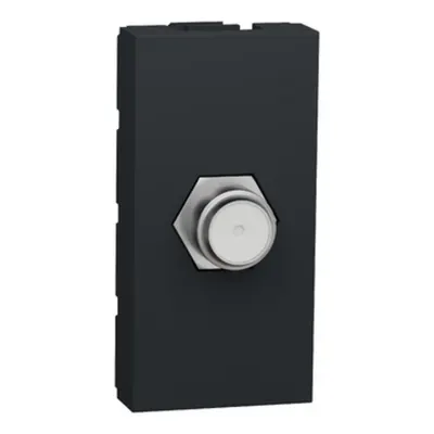 Noua Unica, Priza TV cablu coaxial tip F 1m antracit